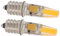 aqxreight 2PCS 2W 12V E12 LED Bulbe économe en énergie et Ampoules Candélabres Durables pour la Lumière Chaude