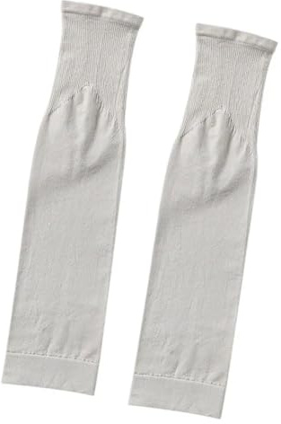 Mangas refrescantes para piernas, de seda de hielo, cubierta UV, piernas anchas, mangas de protección solar transpirables para escalada de montaña, camping, gris, B