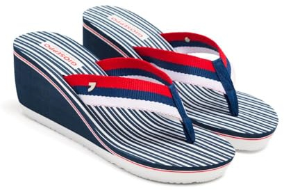 Gioseppo 48666, Damen Plateausandalen, Blau (Marino 000), 39 EU