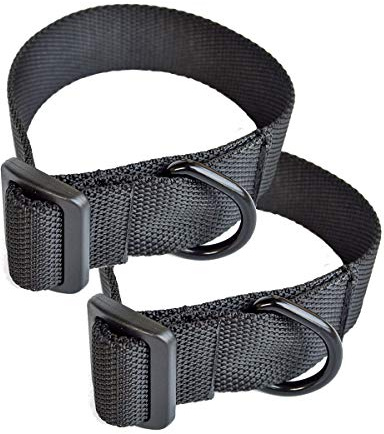 2 Pack Adjustable Rifle Sling Universal Gun Slings 1.25” Nylon Strap with D Ring Loop for Outdoor Sports