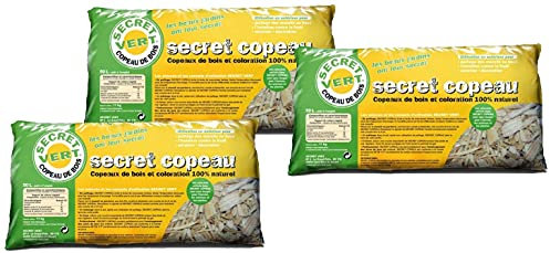 Secret Vert Paillis copeaux naturels 11kg Lot de 3