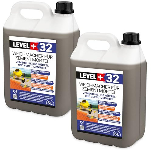 Weichmacher für Zementmörtel und Putzmörteln 10 L Flüssig, ersetzt Kalk RM32