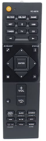 Télécommande de rechange RC-957R pour récepteur AV Pioneer VSX-LX303 SC-LX502 VSX-LX302 SC-LX501 VSX-LX102 VSX-1131 VSX-831 VSX-932 VSX-832 VSX-933 VSX-LX101 VSX-LX101 X103 VSX-LX301 VSX-LX503