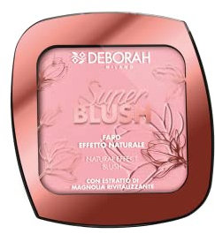 Deborah Milano - Super Blush Fard Effetto Naturale, n.04 Peach, Ravviva il Colorito Spento, Effetto Naturale che dura tutto il giorno, 10gr