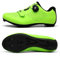 Fahrradschuhe für Männer und Frauen Mountainbike Schuhe SPD Schnalle Mountainbike Schuhe Rennrad Schuhe Entsperren Schuhe (46,Grün)