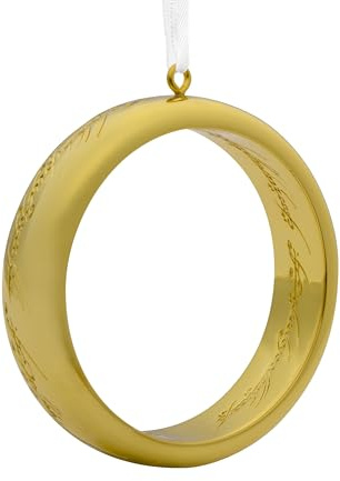 Hallmark Sagan om ringen ring julprydnad, premium metall