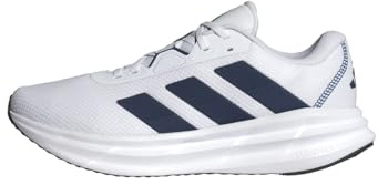 adidas Men's Galaxy 7 Running Shoes, Cloud White/Dark Blue/Core Black, 10 UK