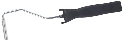 Rodillo de Laminación Tbest, Rodillo de Laminación de Burbujas de Fibra de Vidrio de Aleación de Aluminio, de ABS para Trabajos de Resina GRP FRP (Rollo de diámetro 10 * 50mm)