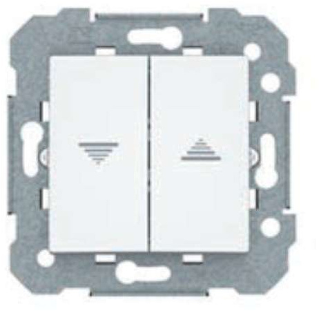 Bjc viva - Interruptor persianas garras serie viva blanco