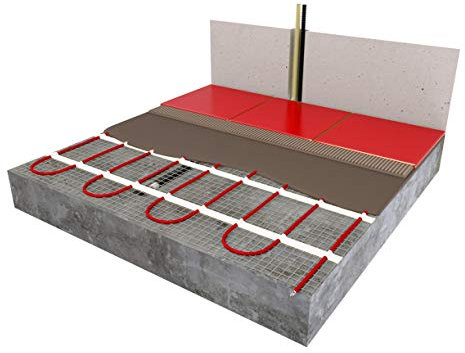 Ratiodämm elektrische Flächenheizung, 5 m² Einbaufertiges Komplettset Fußbodenheizung