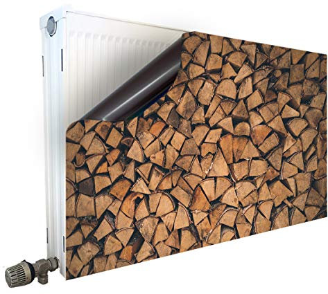 Smagnon Magnet Heizkörperverkleidung, Schnelle & Stylische Heizungsabdeckung ohne Bohren, Heizkörperverkleidung Heizungsverkleidung, Heizkörperfolie, Motiv Holz (30,90)