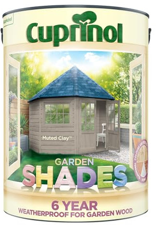 Cuprinol Garden Shades Wood Paint - Muted Clay - 5L