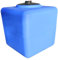 ESTO Serbatoio Acqua Potabile 100L - 200L - 300L - 500 L Polietilene Per Raccolta Acqua, Cisterna Esterno Blu, con Pompa e Press Control Pressostato (Solo Serbatoio, 100 Litri)