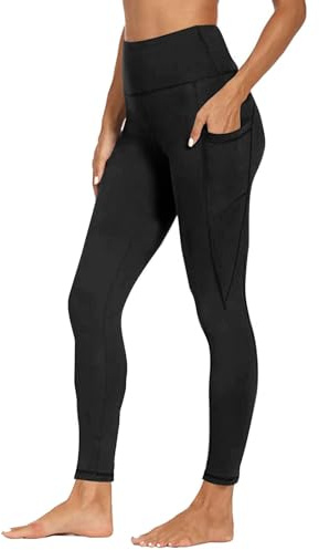 Kompressionsträning, hög midja, leggings för kvinnor, gymleggings, plusstorlek, yogabyxor, magkontroll, tights med hög midja, byxor för träning, löpning, sport med fickor, fitness