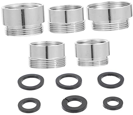 Operitacx 5pezzi Kit Adattatori Aeratore Rubinetto in Rame Fitting Per Rubinetto Lavello Cucina e Filtri Acqua Accessori Idraulici Resistenti e Facili Da Installare Compatibili Con Tubi e