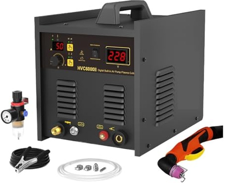 Compressore D'aria Incorporato For Taglio Al Plasma 40A Taglio Ferro Acciaio Inossidabile Macchina For Taglio Al Plasma Inverter IGBT Con Pompa Del'aria Potente Precisa