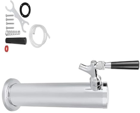 Tour de tirage en acier inoxydable avec connexion anti-fuite et robinet à fermeture automatique pour bière pression et boissons gazeuses Utilisation commerciale Colonne de distribution de boissons