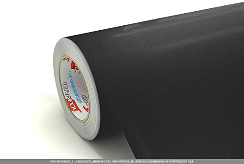 CLICKANDPRINT 3 m självhäftande film, 63 cm bred, antracit metallic » pysselfolie/kreativ folie/hobbyfolie