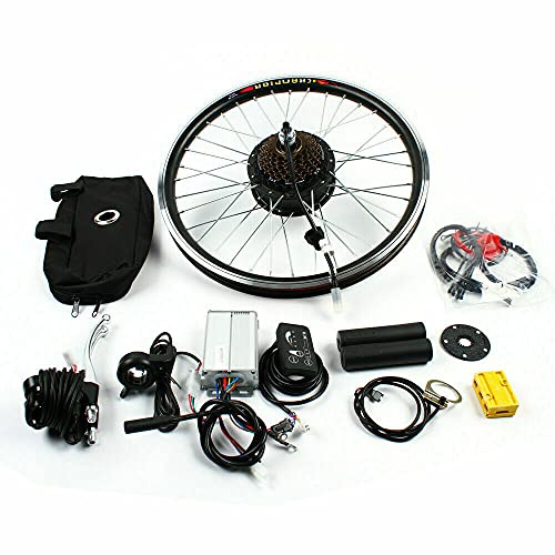Bathrena Elcykel Konverteringssats 20 Tum 36 V/48 V Elcykel Framhjul/Bakhjul Konverteringssats Motor E-Cykel Konverteringssats (36 V 250 W Bakhjul)