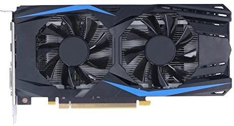 ASHATA GTX 950 2 GB GDDR5 128-Bit-Gaming-Grafikkarte, Grafikkarte mit Zwei Lüftern, Geräuscharme Desktop-Computer-Gaming-Karte, 4K HDR, für Gamer-Geschenke Im Home Office