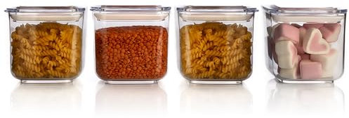 BigDean 4 Stück Vorratsdosen mit Deckel 750ml transparent - perfekte Kühlschrank Organzier - luftdichte Vorratsbehälter - BPA frei lebensmittelecht & spülmaschinengeeignet