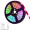 BLITZWILL LED Streifen Batterie, 2m IP65 Wasserdicht LED Strip Stripe 20 Modes SMD5050 60 LEDs RGB Band, Farbwechsel Dimmbar Lichtband Batteriebetrieben für Party Deko Schrank Geburtstag Outdoor