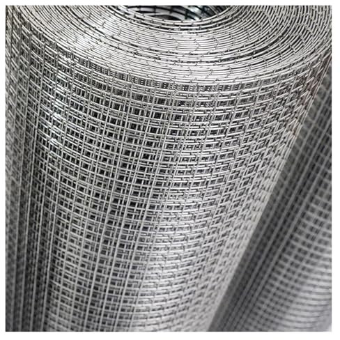 VXHCS 304 Edelstahl-Maschendraht, Flexible Geflügelkäfignetzung, 6mm Loch-Größen-Garten-Masche, für Balkon-Treppengeländer (0.5x1m)