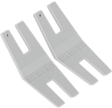 Aeaocvo 2 Stücke Nähmaschine Nähfüße Sperrige, Kunststoff Gerade Nähen, Hebamme Nähhilfe, Gerad Stich Fuß Nahthilfe Nahtführung Nähen Zubehör für Stickerei Nähmaschine