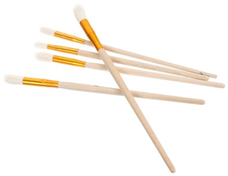 CLISPEED Cepillo Polinizador Manual para Frutas y Hortalizas, Set De 5 Piezas (nº1 a Nº5), Pinceles De Jardín Multiuso para Polinización Precisa Cultivos y Plantas Suculentas