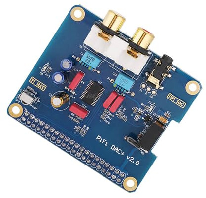ZASCHMOY PiFi DIGI DAC + HIFI DIGI Digitalt Ljudkort för 3B/2B/B - PCM5122 High-End DAC, I2S-gränssnitt, 384KHz Sampling, Perfekt för Audiofilentusiaster