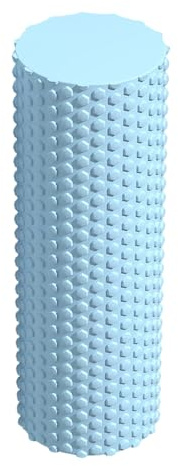 Yoga Foam Roller - 11.8 Inch Muscle Massager, Tissue Roller with Firm Support Design, Exercise Tool, Fitness Equipment, Muscle Massager for Back Foot Leg Calf Thigh Arm Body Workout Yoga Pilates