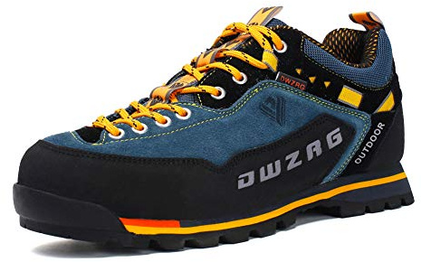 Scarpe da Trekking Uomo Respirabile Sportive Escursionismo Scarpe da Montagna Sneakers Passeggiata Giallo 46 EU