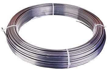 Runddraht Alu 8mm Anschluß Blitzschutz AlMgSi - Meterware (20m)