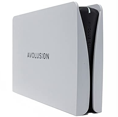 Avolusion PRO-5Y (White) 3TB USB 3.0 External Gaming Hard Drive for PS5 / PS4 Game Console - 2 Year Warranty (Renewed)