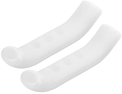 2st Cykelbromshandtagsskydd, Silikonhylsa MTB Fast Växelspaksbromsskyddsskydd Universal Anti-Slip Handtag Grip Cover För Road Mountainbike, Vit
