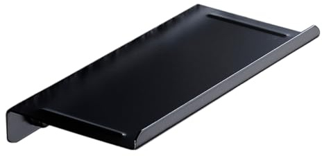 HOMSFOU Edelstahl Handyablage Badezimmerregal Mit Mobiltelefonablage Stilvolles Und Elegantes Design Für Badezimmer Und Hotels Schwarz