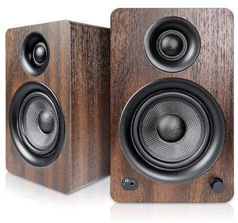 UCINNOVATE Bookshelf Speakers Set di 2 altoparlanti Bluetooth HiFi, altoparlante da scaffale, sistema di altoparlanti attivi, monitor da studio (2 x 35 Watt)