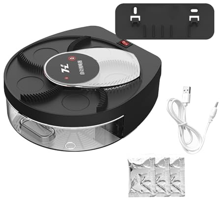 Zapper Elettrico per Mosche 360° Girevole con Supporto USB – Trappola Insetti Ricaricabile per Cucina, Soggiorno, Ristoranti & Hotel – Dispositivo Efficace per Combattere le Mosche in Casa e Bar