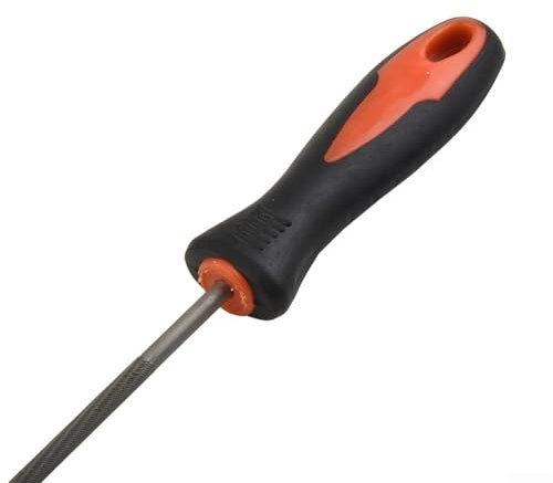 Lima portatile per motosega in acciaio per utensili, progettata per una manutenzione efficiente della catena sul campo (5,5 mm)