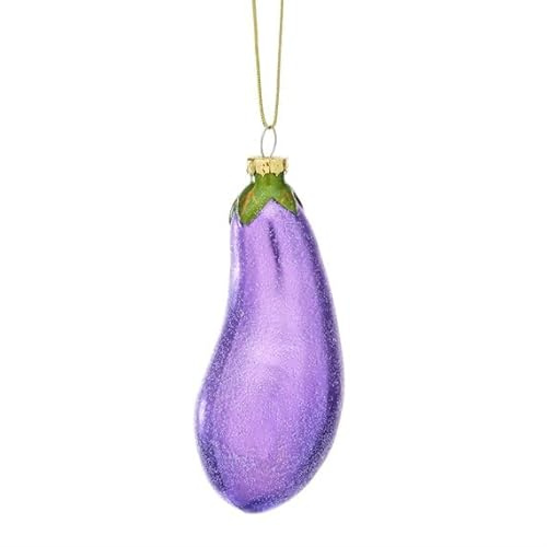 Sass & Belle Fun Food Kugel, Violett - Hängender Schmuck, Kunststoff, Weihnachten