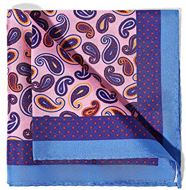 BRERA 67 - elegante Pañuelo traje hombre de seda, tamaño 25x25, Pañuelo de bolsillo, Pañuelos hombre bolsillo originales, Accesorios para hombre boda