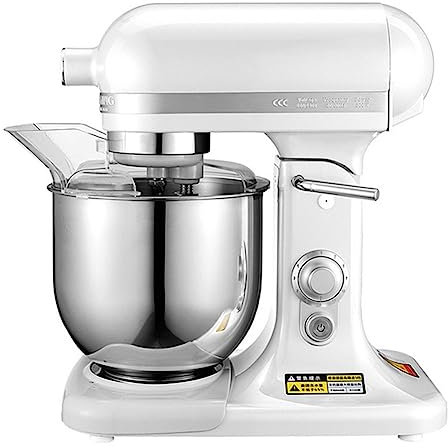Batidora Amasadora Repostería Capacidad De 7 L 11 Velocidad Robot De Cocina Mezcla con Batidor, Ganchos para Masa Y Protector contra Salpicaduras para Cocinar Alimentos De Trigo, Ensalada, Pastel (Co