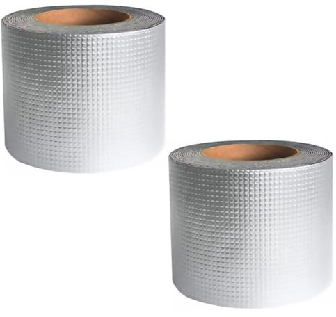 Gatuida 2pièces Ruban Adhésif Étanche Butyle Pour Réparations Domestiques Pour Scellement Des Tuyaux Et Isolation Thermique