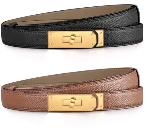 YUGDRUZY Gürtel Damen Leder Taillengürtel Ledergürtel Damen Damengürtel Leder Damengürtel Schmal Gürtel Damengürtel Dupes Taillengürtel Belt Women Ledergürtel