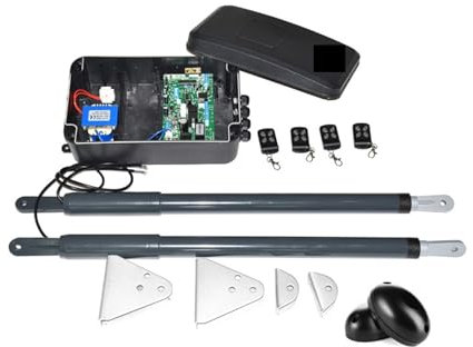 HEALBYBLE wasserdichte Schiebetorantriebe mit Endschalter, maximales Gewicht 800 kg, mit kabelloser Fernbedienung, unterstützt Wahl,Entwickelt FüR Dauerhaften Betrieb(B)