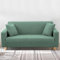 Delindo Lifestyle Sofabezug Corn Fleece, Cord Sofa Überzug, samtweicher 3 Sitzer, grün, 190-230 cm