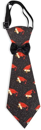 NVOQILIN Kinder-Krawatte für Jungen und Mädchen, verstellbares Nackenband, Sternmuster, gestreift, für Abschlussfeier, Schule, Uniform-Partys