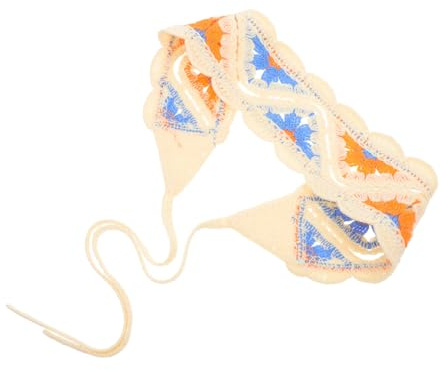 GANAZONO Triangle Scarf För Kvinnor Multifunktionell Huvudduk i Andningsbar Vintage Stil För Strandutflykter Och Utomhusevenemang Kan Bäras Som Huvudwrap Eller Fransk Triangelduk