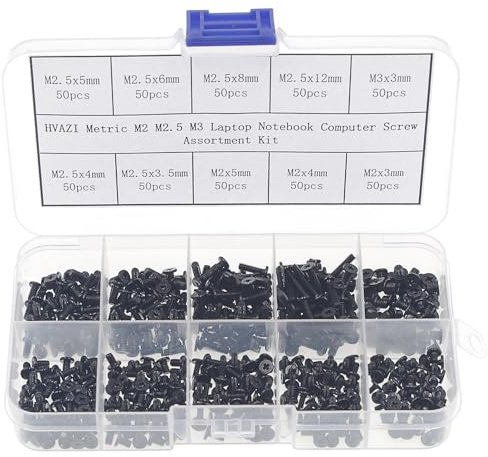 HVAZI Metric M2 M2.5 M3 Laptop Notebook Computer Screw Assortment Kit