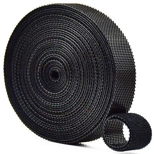 10M Nylon attache câble, scratch cable, attache cable, réutilisables serre cable, résistante à la température, sangles Multi-usages réutilisables et flexibles, pour l’aménagement de la maison